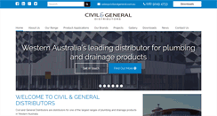 Desktop Screenshot of civilandgeneral.com.au
