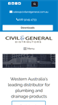 Mobile Screenshot of civilandgeneral.com.au